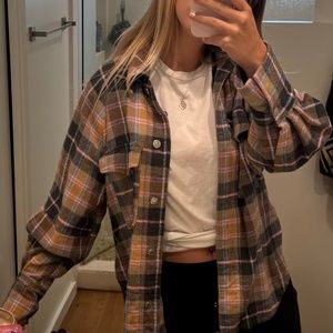 Zara shirt plaid oversized